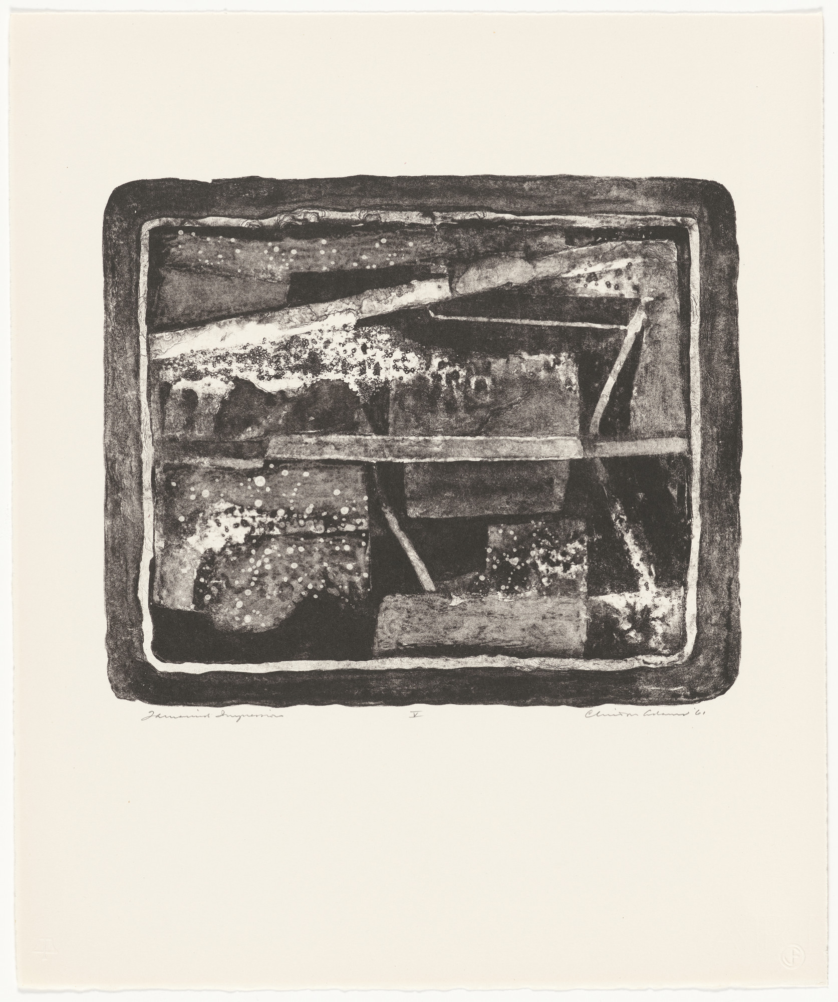 Clinton Adams. Untitled (Tablets V)