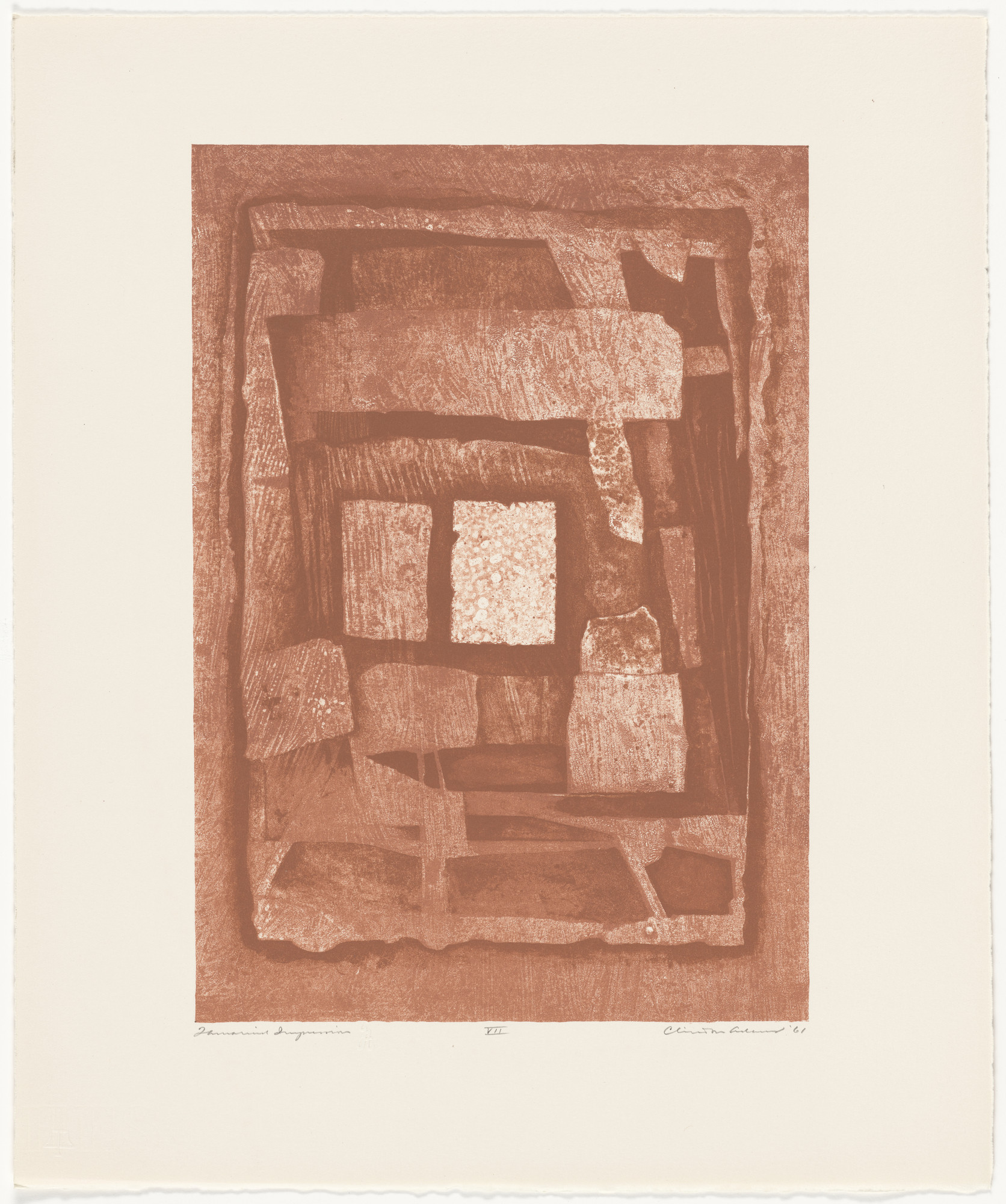 Clinton Adams. Untitled (Tablets VII)