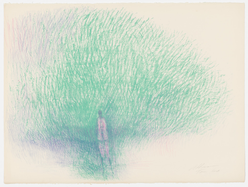 Figure and Foliage from Untitled Suite