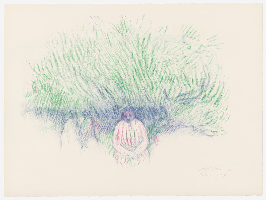 Park Figure from Untitled Suite, Harold Altman, 1961