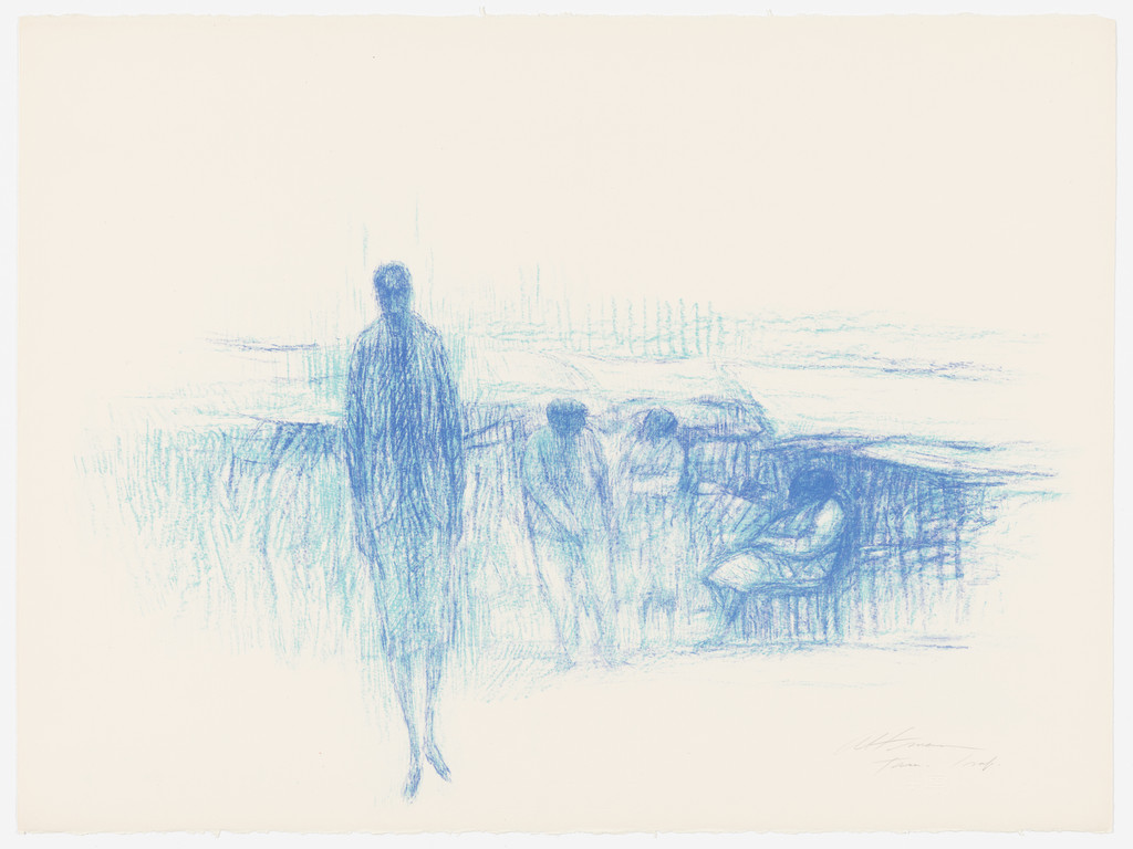 Approaching Figure from Untitled Suite, Harold Altman, 1961