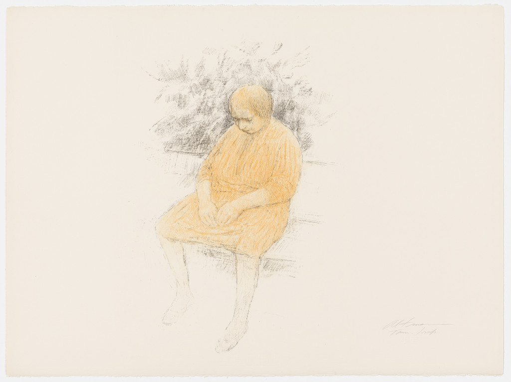 Yellow Dress from Untitled Suite, Harold Altman, 1961