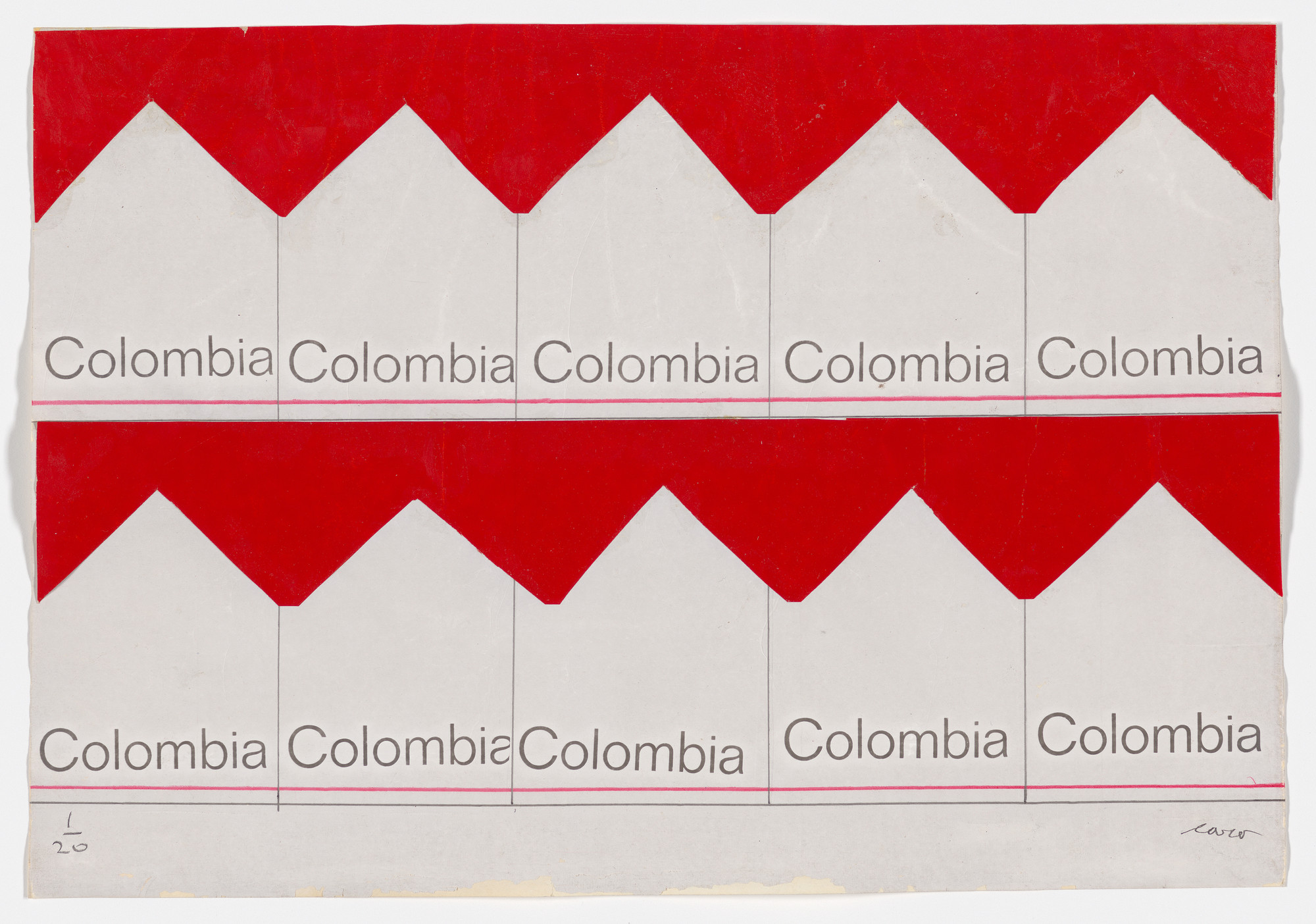 Antonio Caro. Colombia Marlboro. 1974