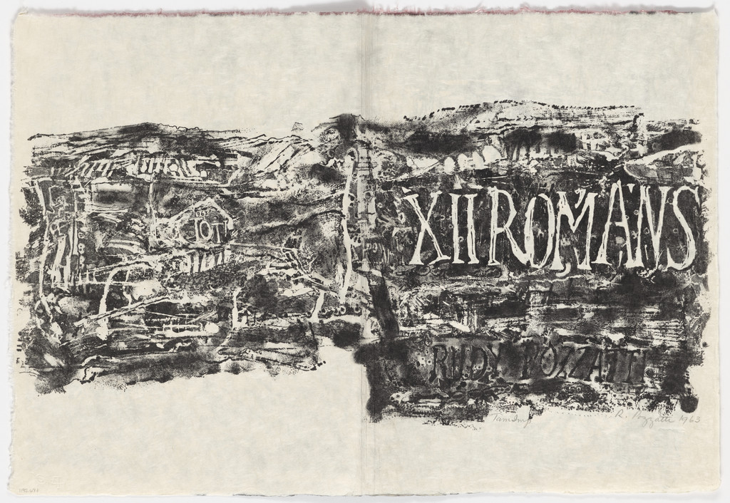 Title folio from the portfolio XII Romans