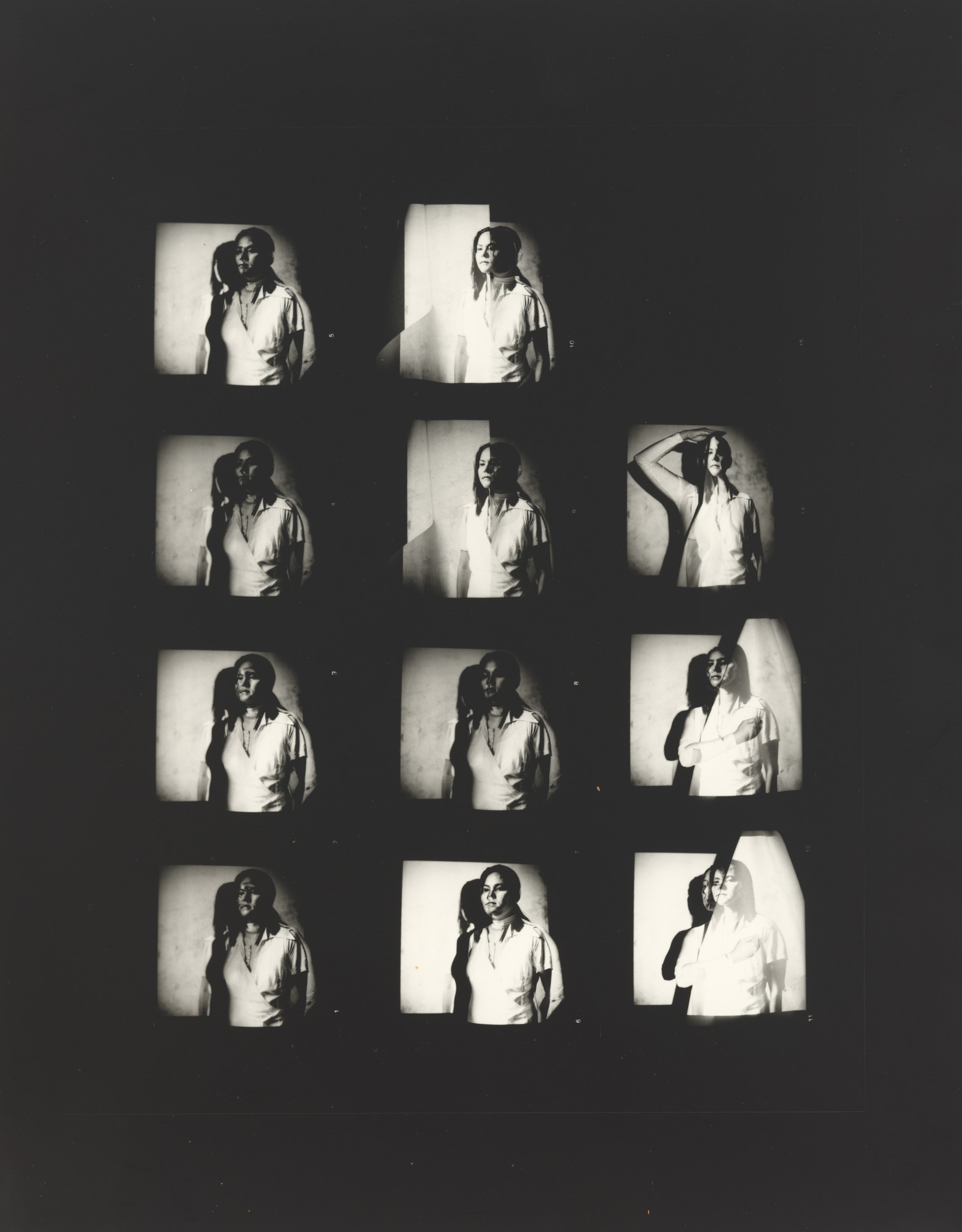 Tarrah Krajnak. Time Twin Studies, Contact Sheets