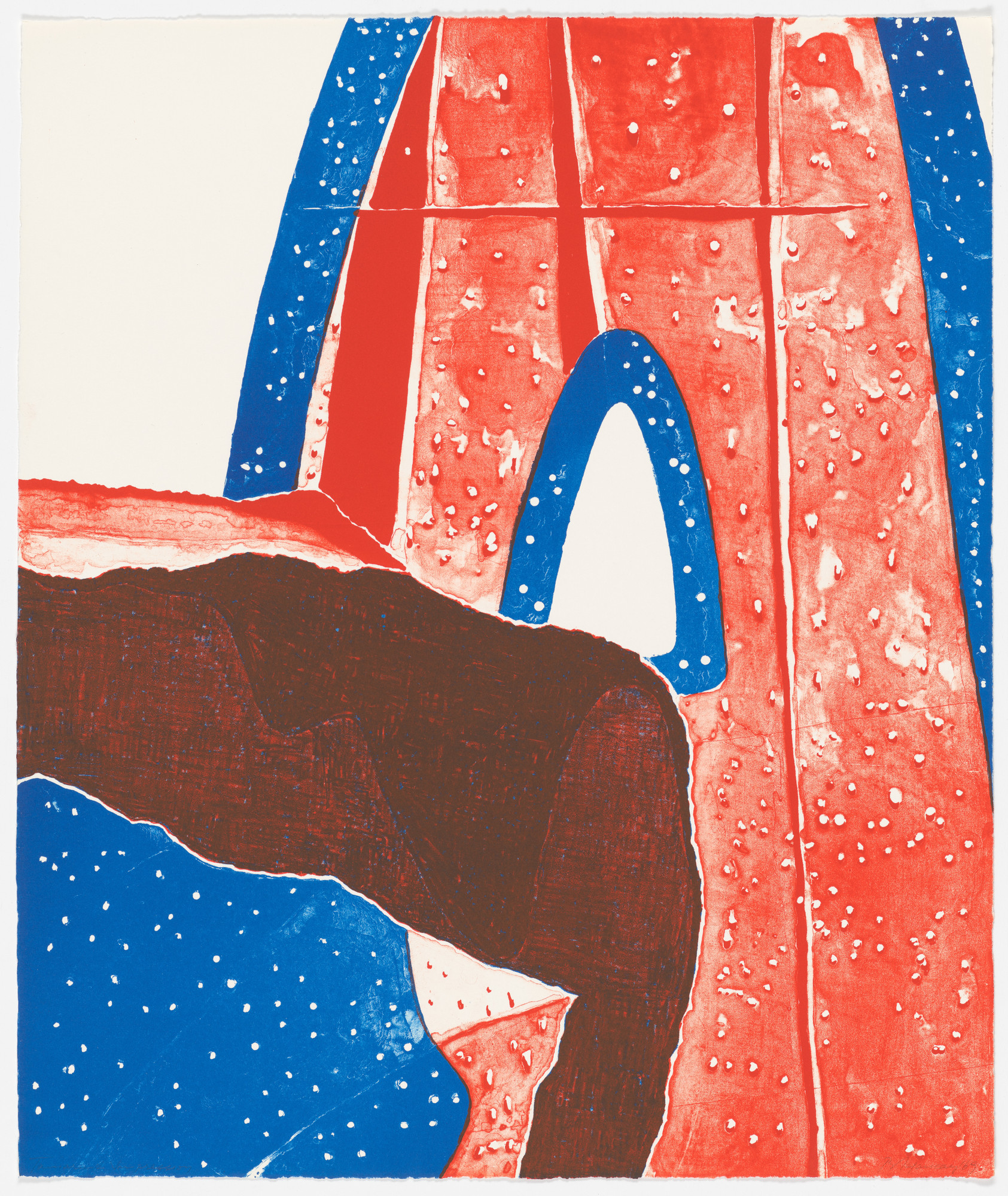 Burhan Dogancay. Untitled (#10) from Walls V