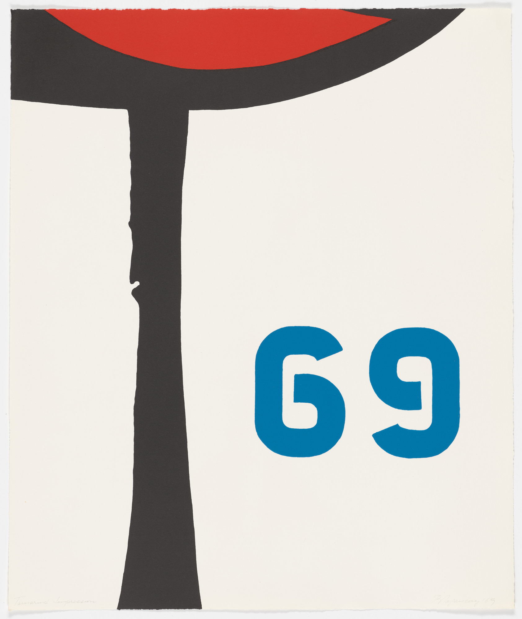 Burhan Dogancay. Untitled (#2) from Walls V