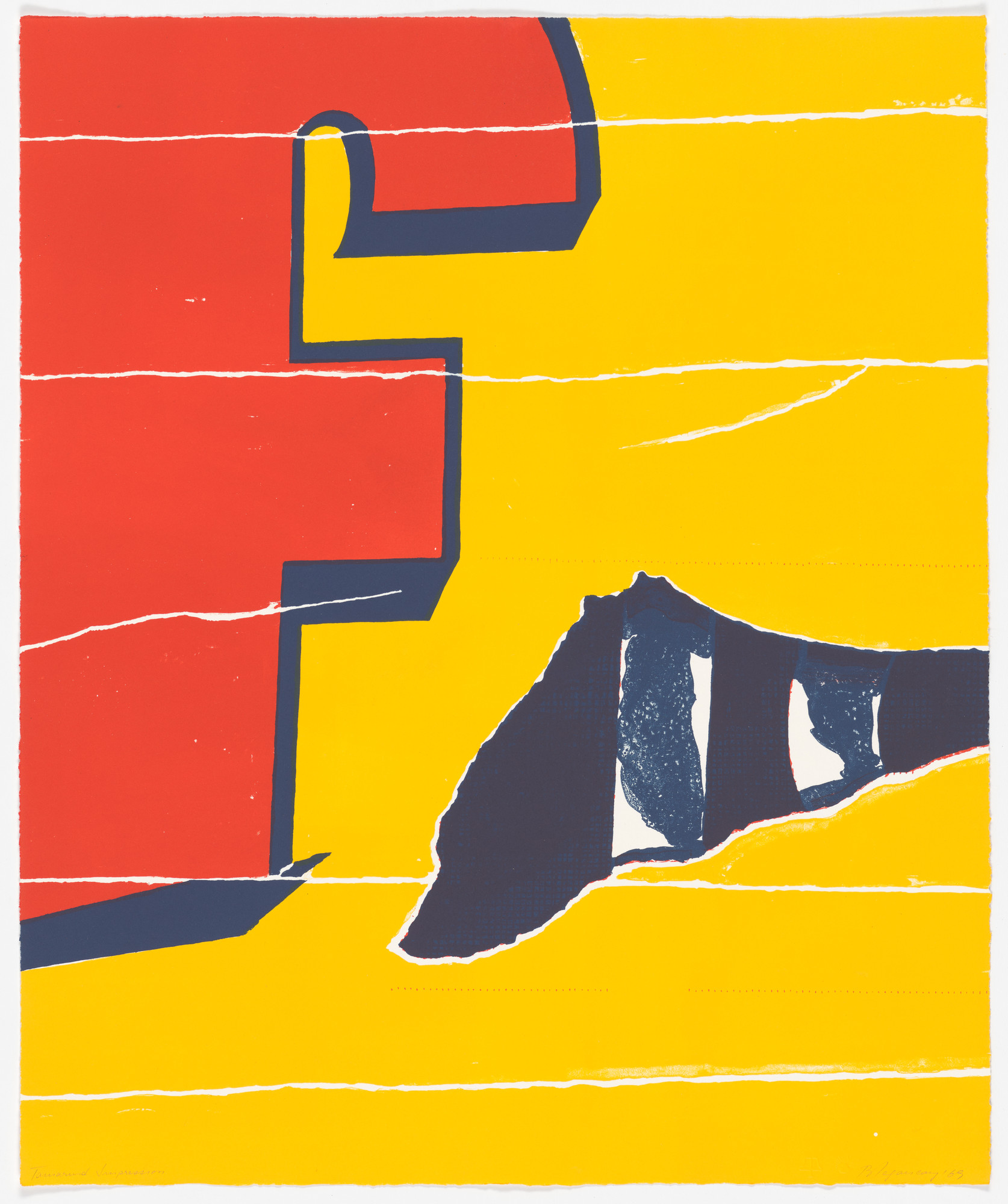 Burhan Dogancay. Untitled (#4) from Walls V