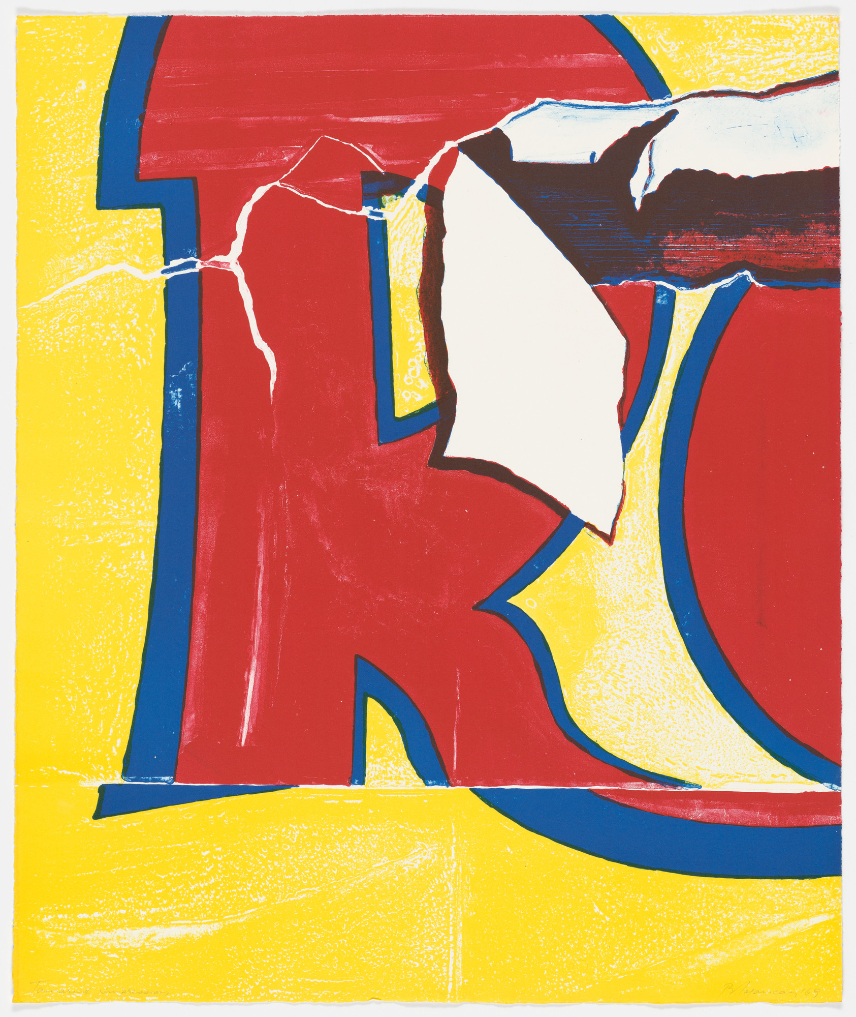 Burhan Dogancay. Untitled (#6) from Walls V