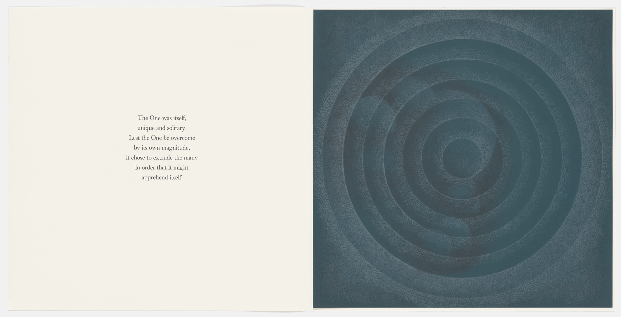 Paul Brach. #2 (plate, folio 7) from The Negative Way. 1964