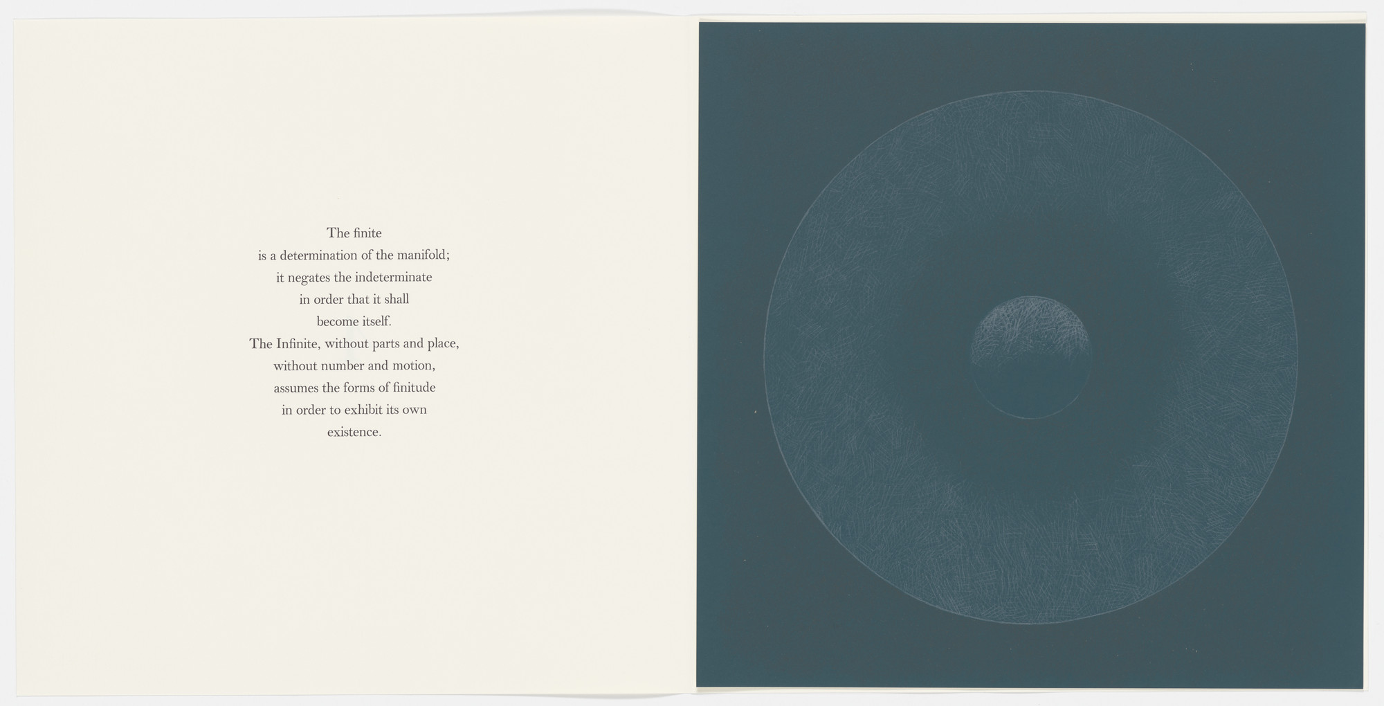 Paul Brach. #4 (plate, folio 13) from The Negative Way. 1964