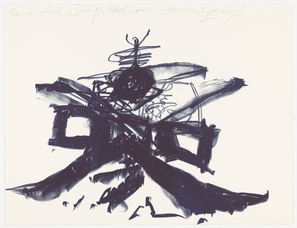 Blue Tango from the series Fortune Kookie, Walasse Ting, 1964