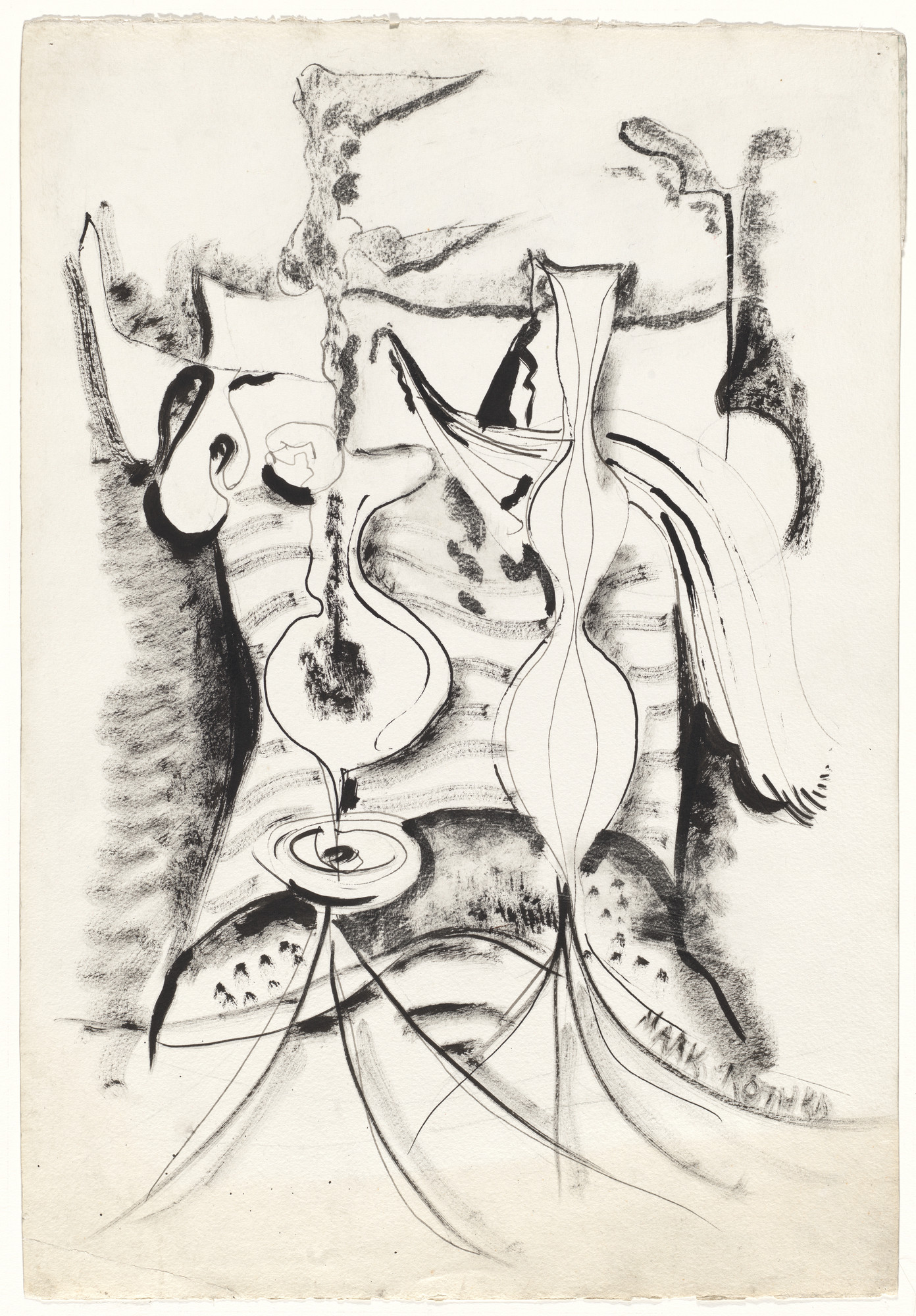 marks.art 絵画　絵　アート Mark Rothko. Untitled. c. 1944 | MoMA
