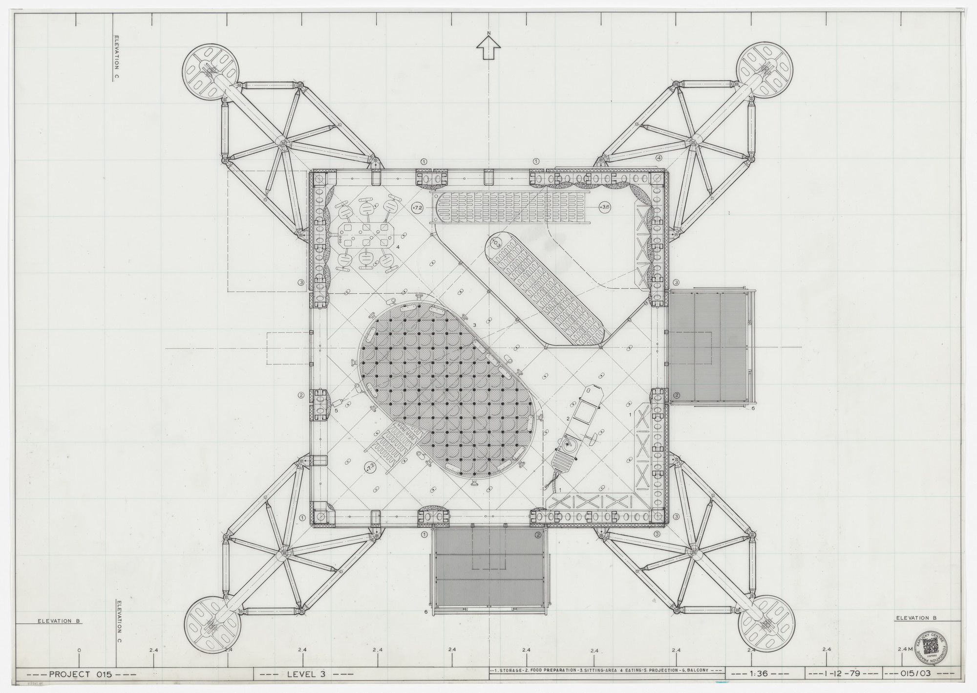 Jan Kaplický. House for a Helicopter Pilot, project