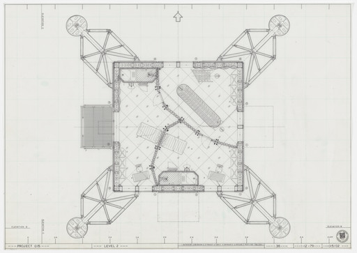 Jan Kaplický. House for a Helicopter Pilot, project