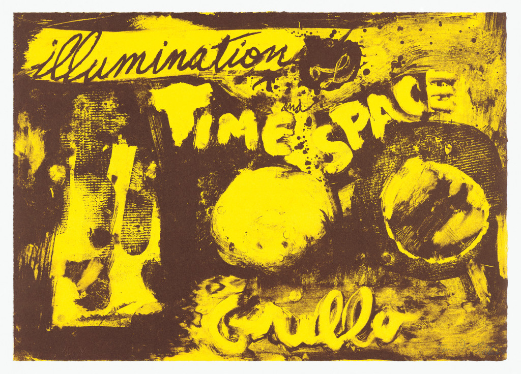Title page from the portfolio Illuminations of Time and Space