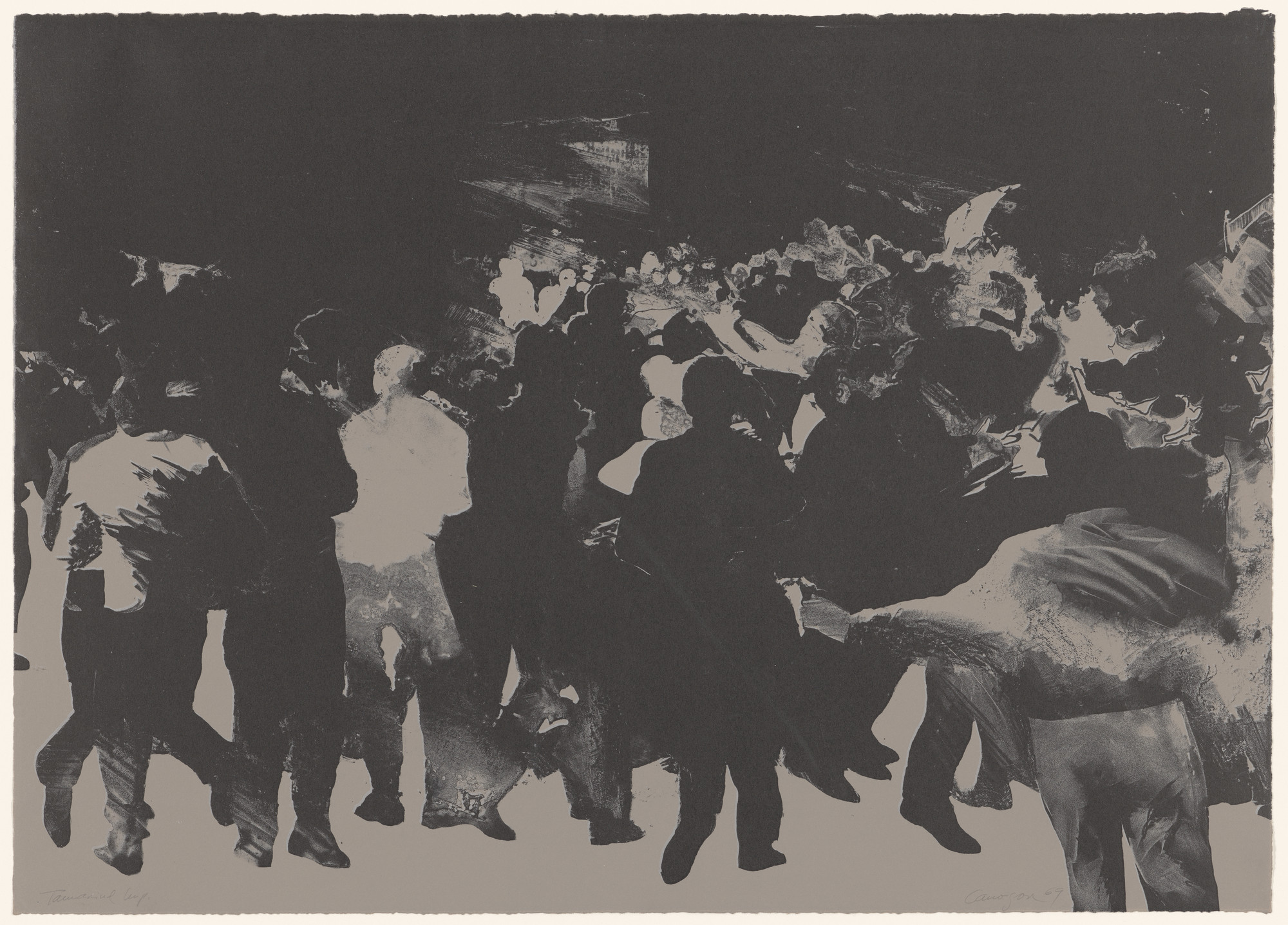 Rafael Canogar. The Riot (El Tumulto)
