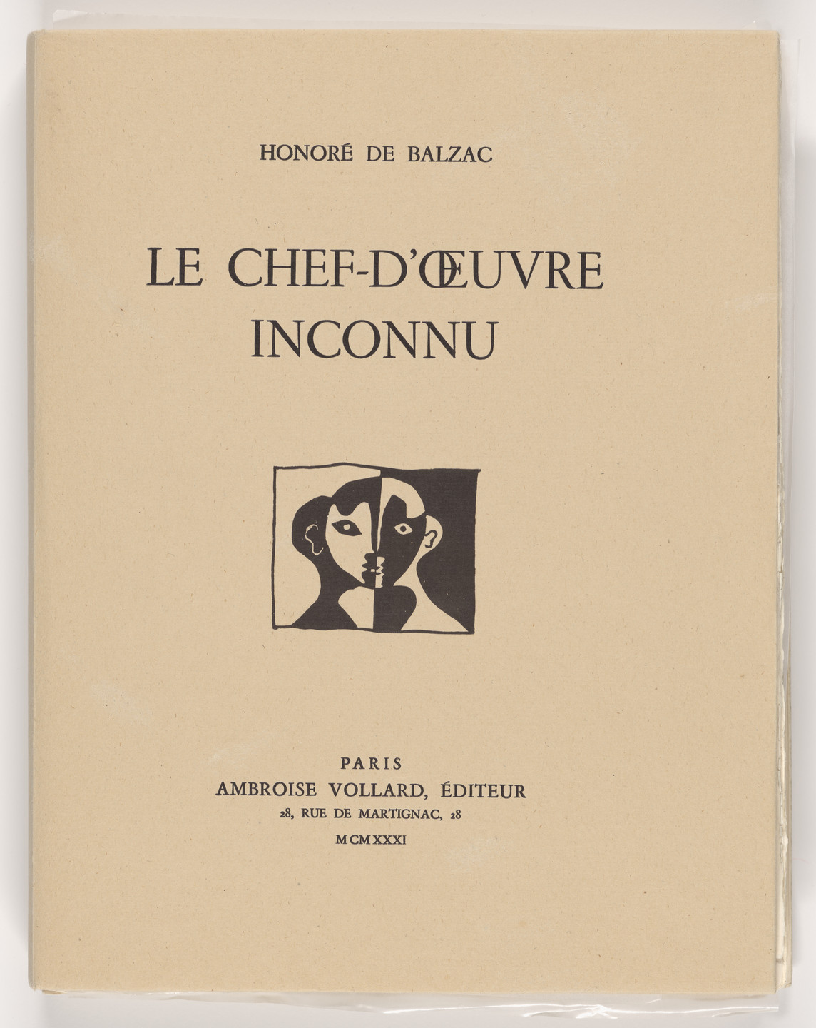 Pablo Picasso. Le Chef-d&#39;œuvre inconnu. 1924–31, published 1931