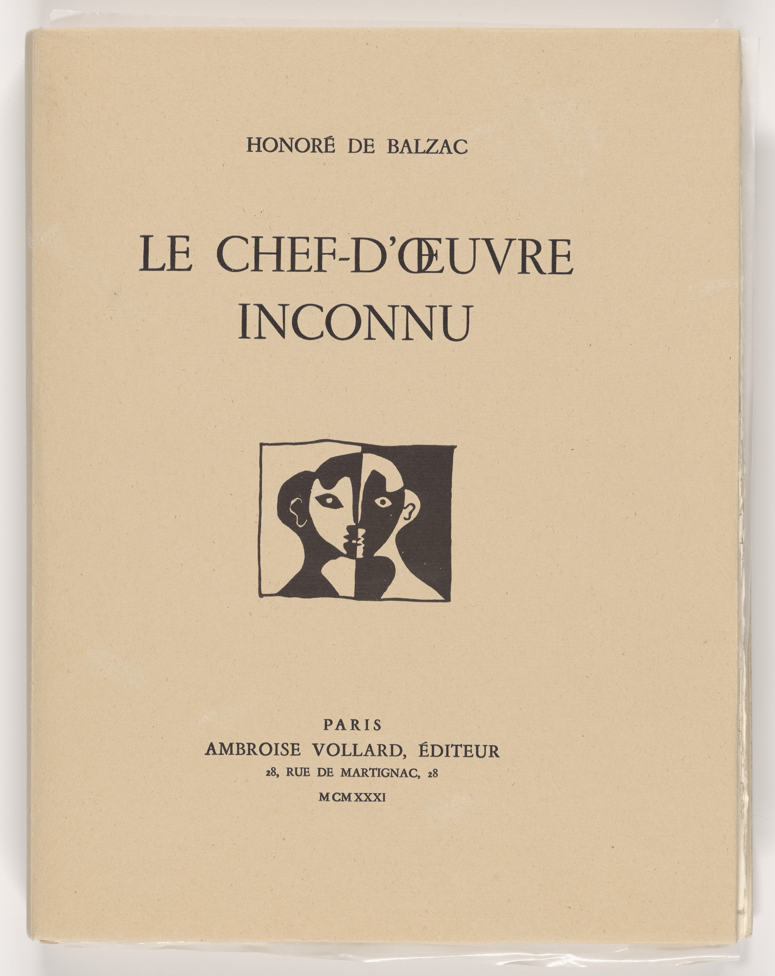 Pablo Picasso. Le Chef-d'œuvre inconnu