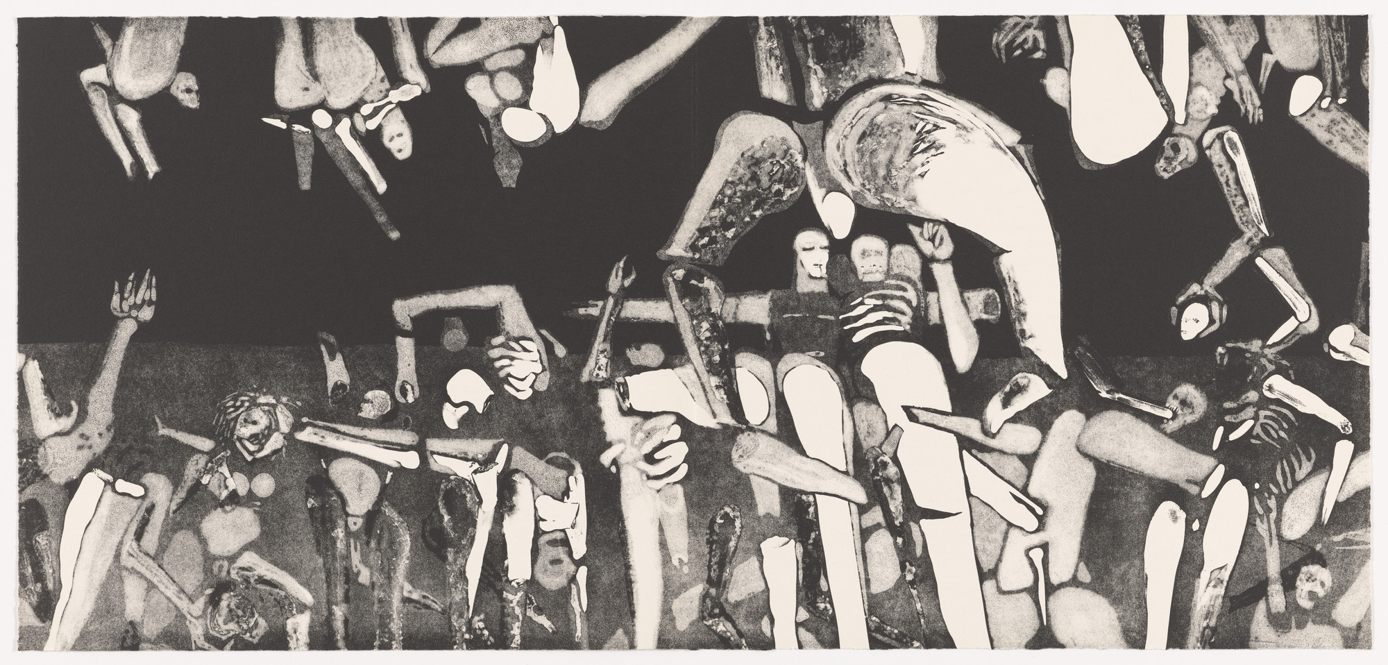 Robert Hansen. Double page plate (pages 34 and 35) from Selections from Satan's Saint