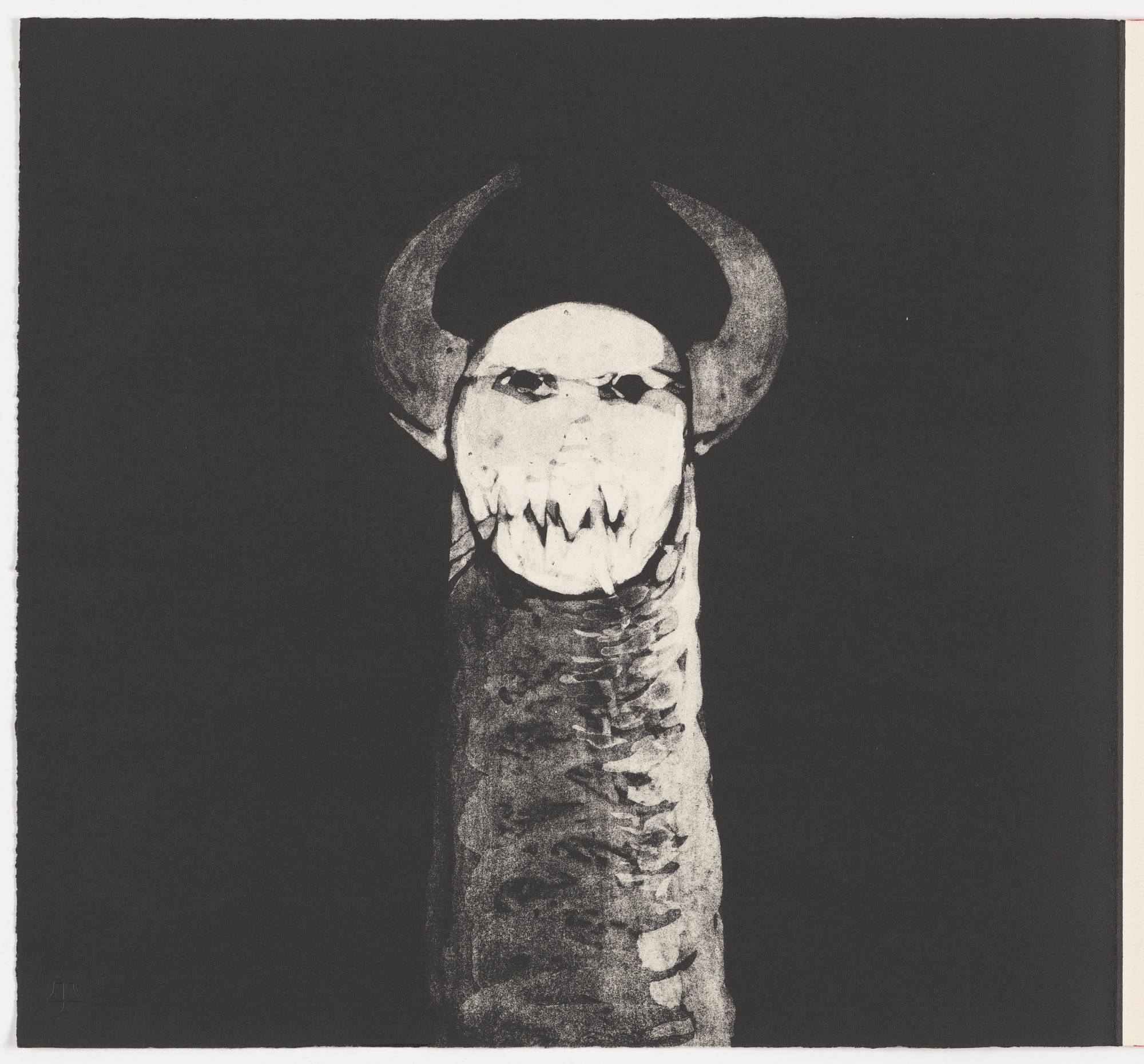 Robert Hansen. Frontispiece from Selections from Satan's Saint