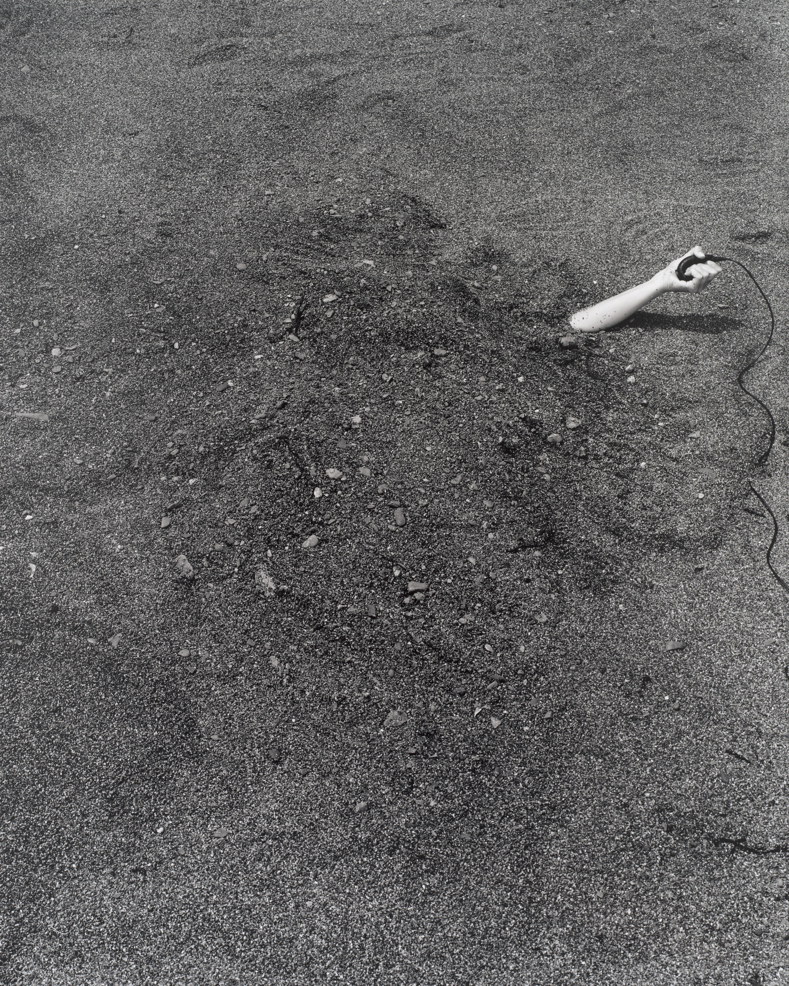 Jenny Calivas. Self Portrait While Buried #17