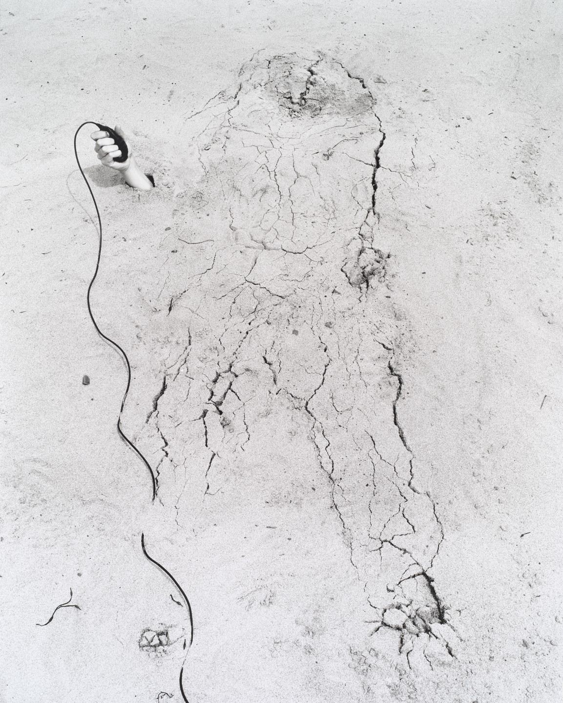 Jenny Calivas. Self Portrait While Buried #5. 2021
