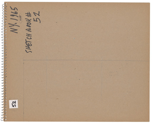 Ellsworth Kelly. Sketchbook #56, New York City. 1965
