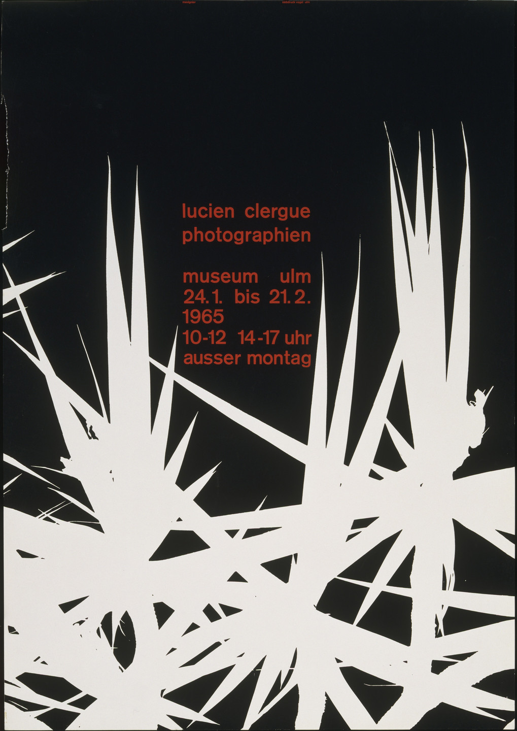 Almir Mavignier. Lucien Clerge Photographien, Museum Ulm. 1965