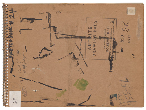 Ellsworth Kelly. Sketchbook #24, New York City. 1954-55