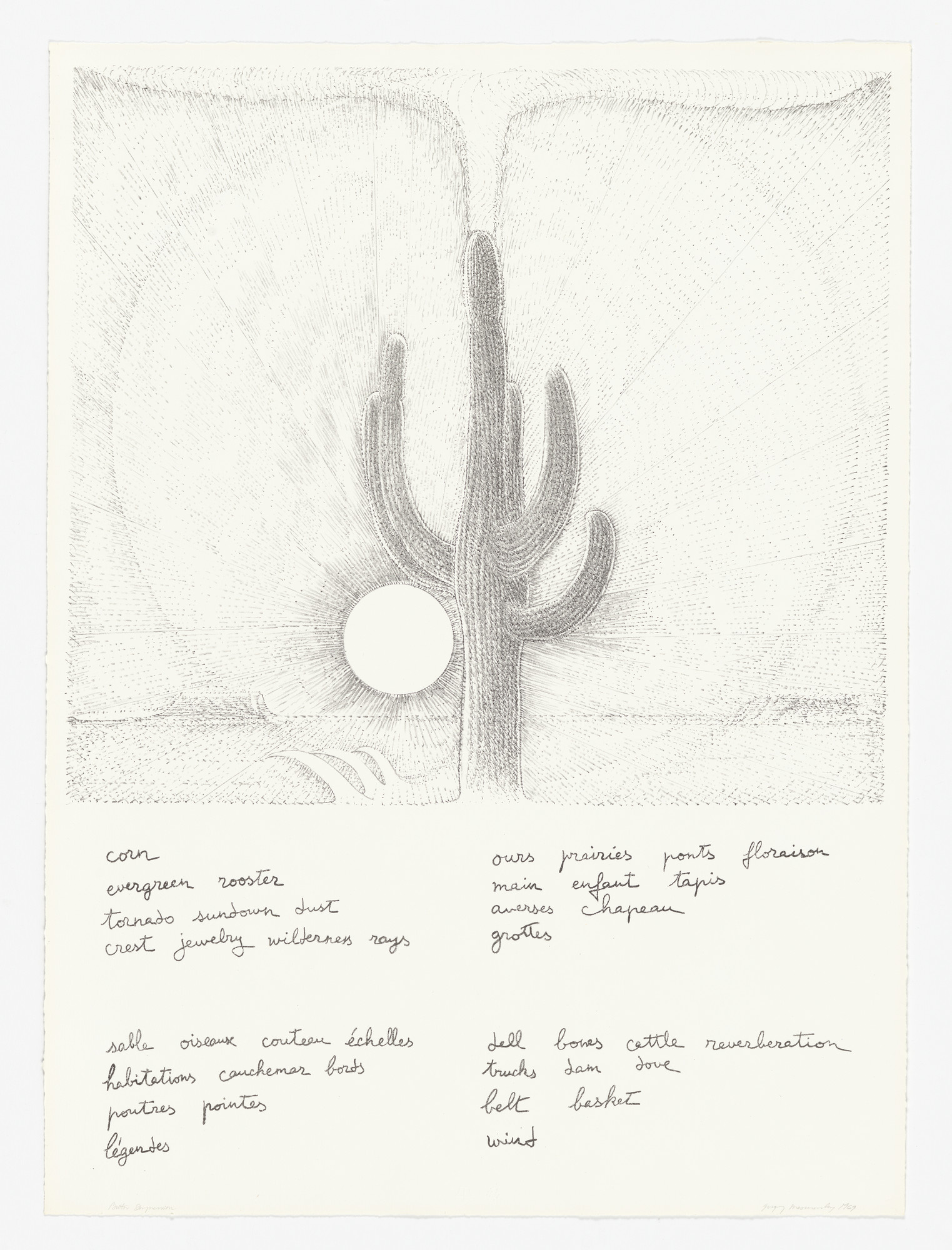 Gregory Masurovsky. In-text plate (folio 9) from Western Duo