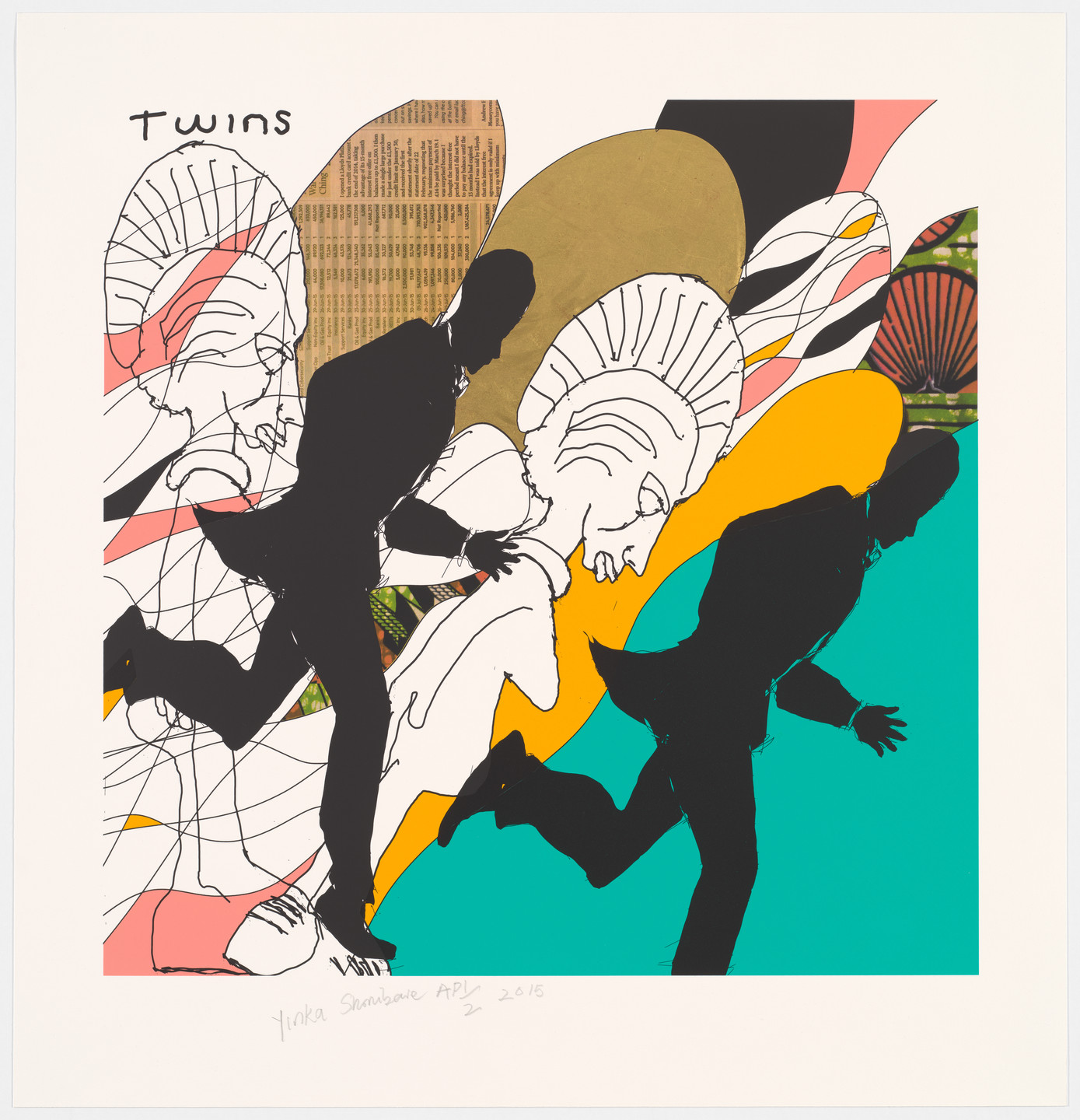 Yinka Shonibare. Twins I. 2015