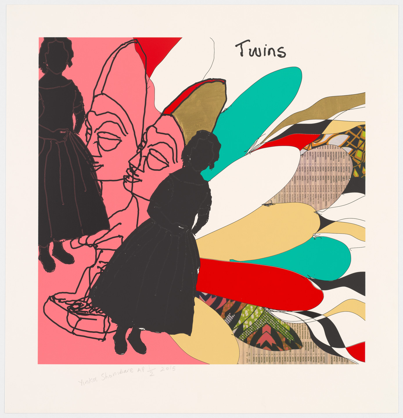 Yinka Shonibare. Twins III. 2015