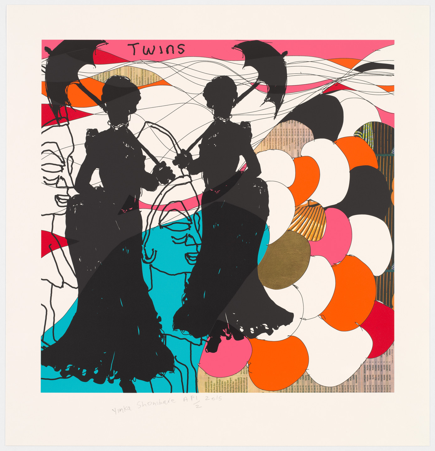 Yinka Shonibare. Twins V. 2015