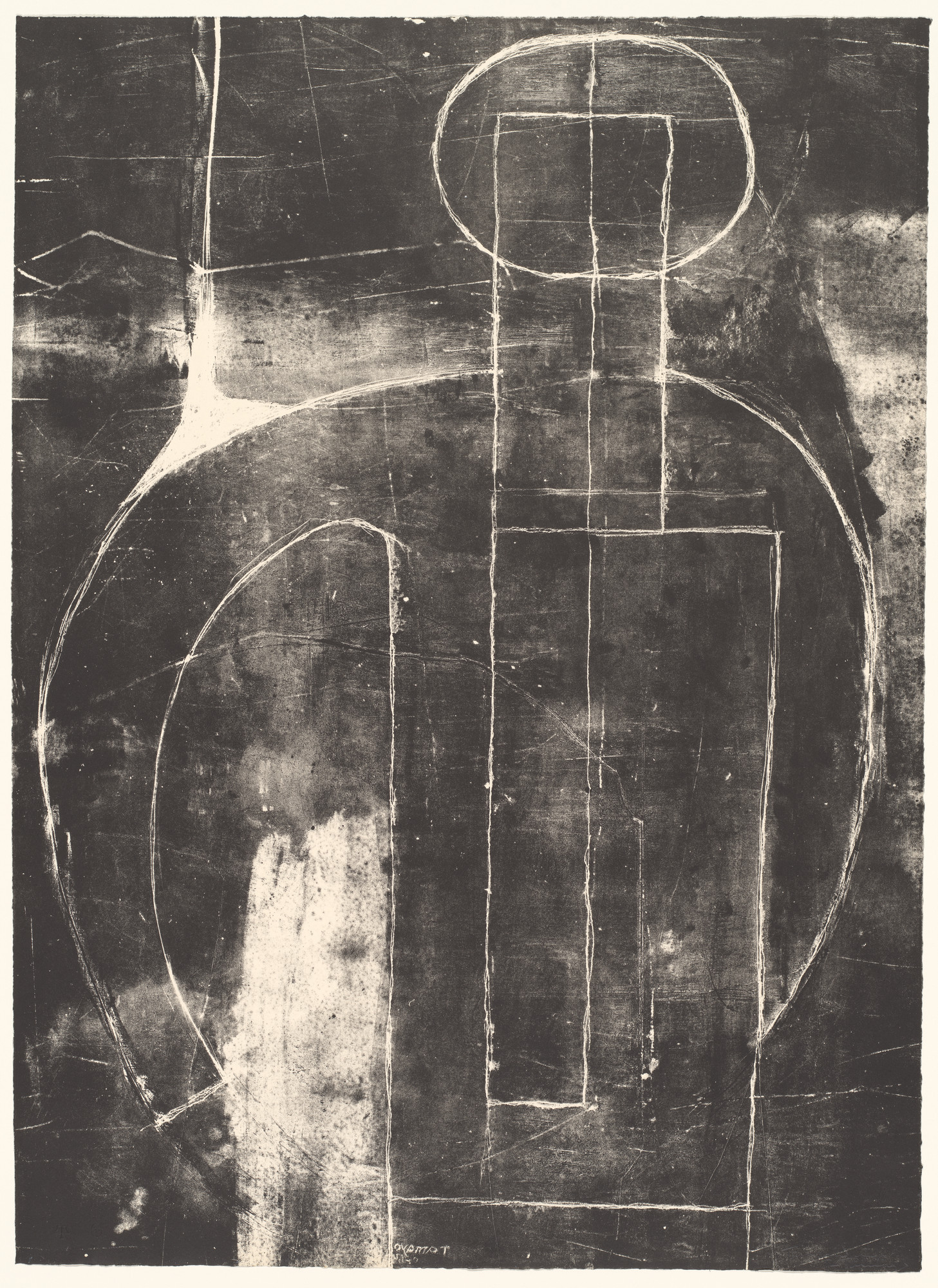 Rufino Tamayo. Variations on a Man #3 (Variaciones sobre un Hombre #3)