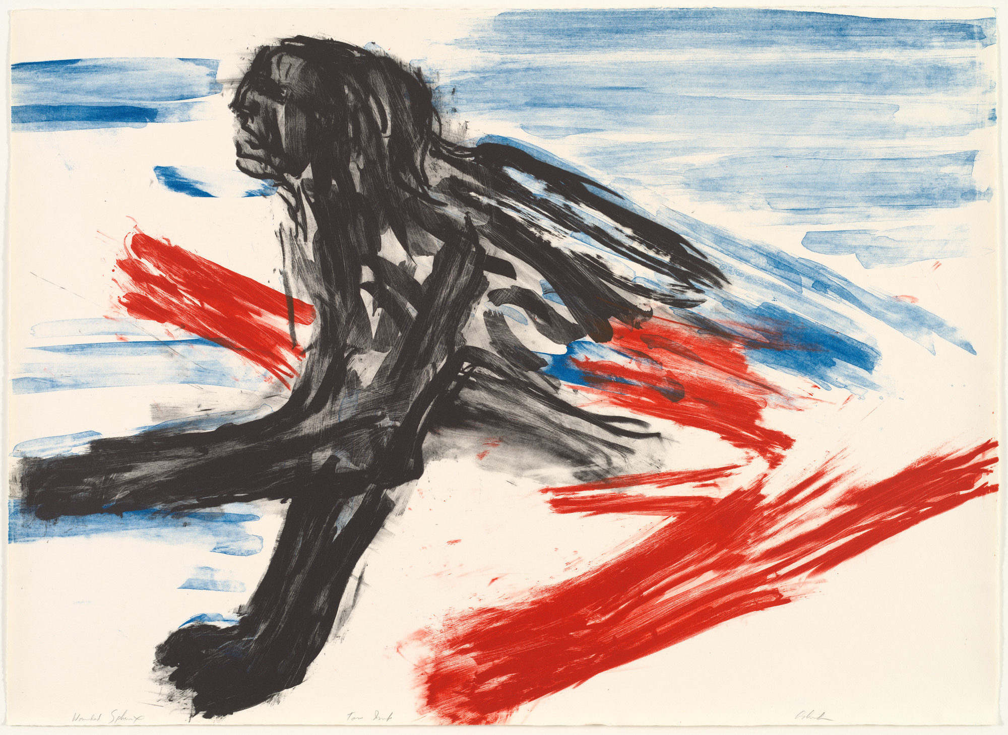 Leon Golub. Wounded Sphinx