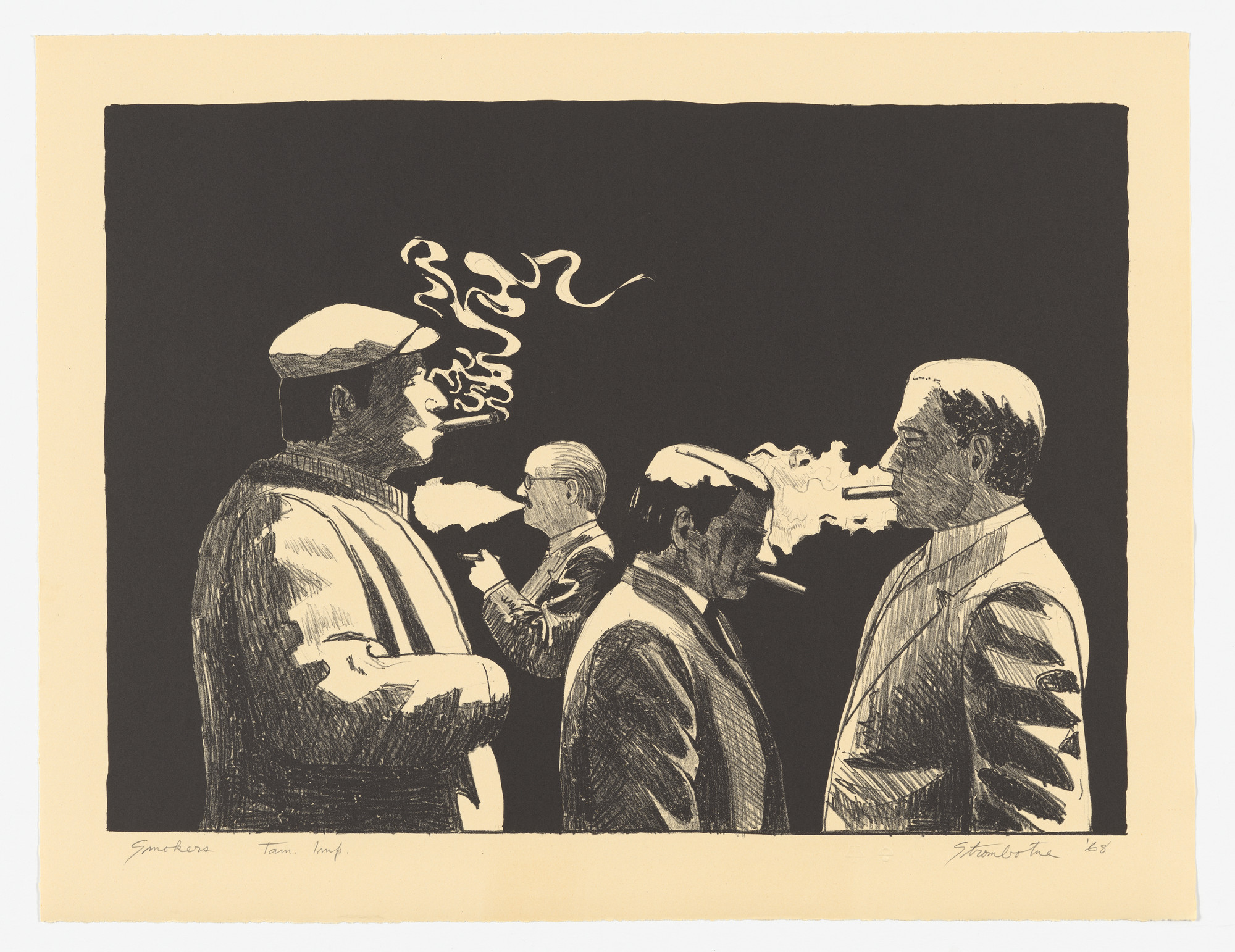James Strombotne. Smokers from the portfolio Recognitions