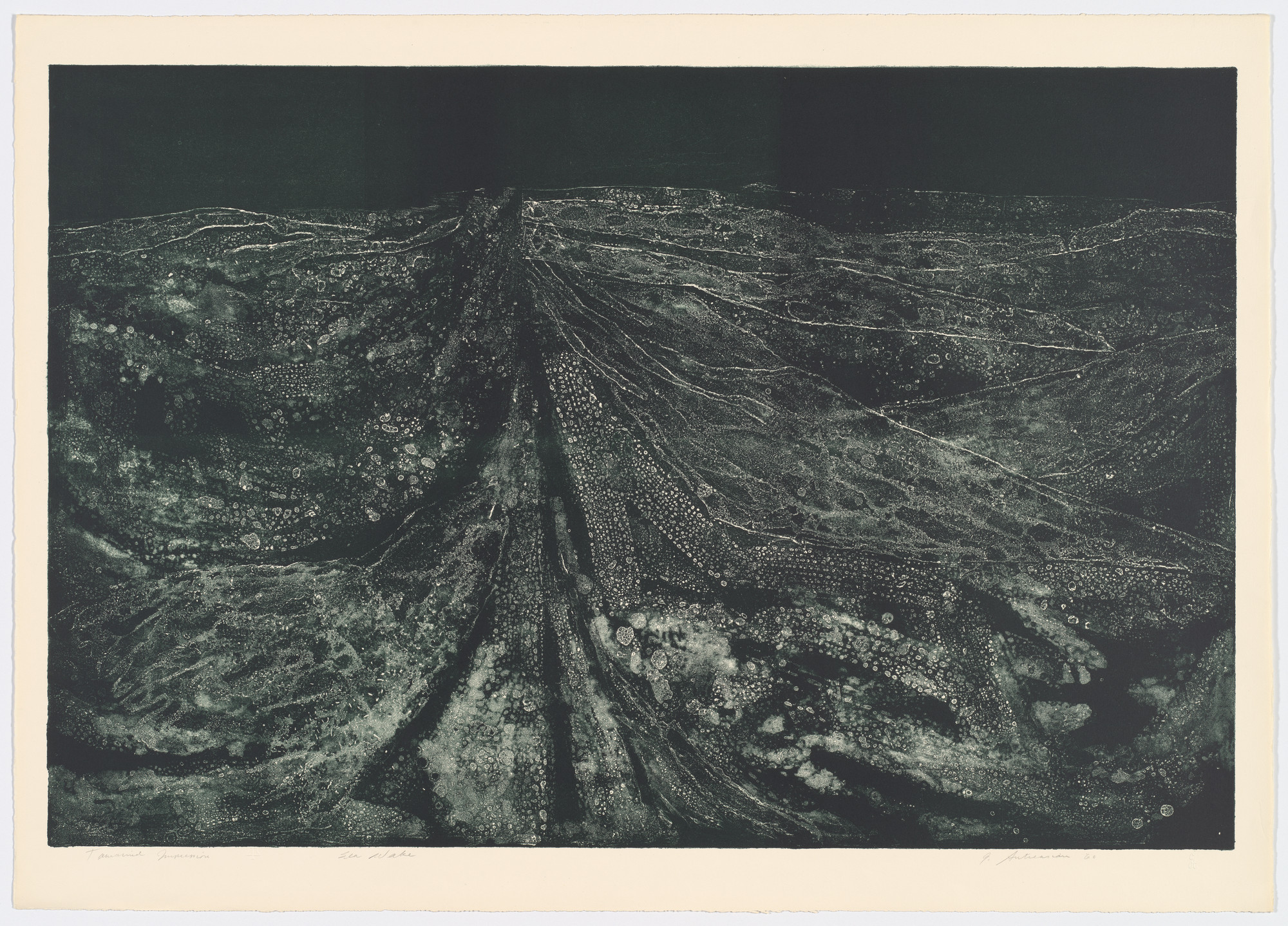 Garo Antreasian. Sea Wake. 1960