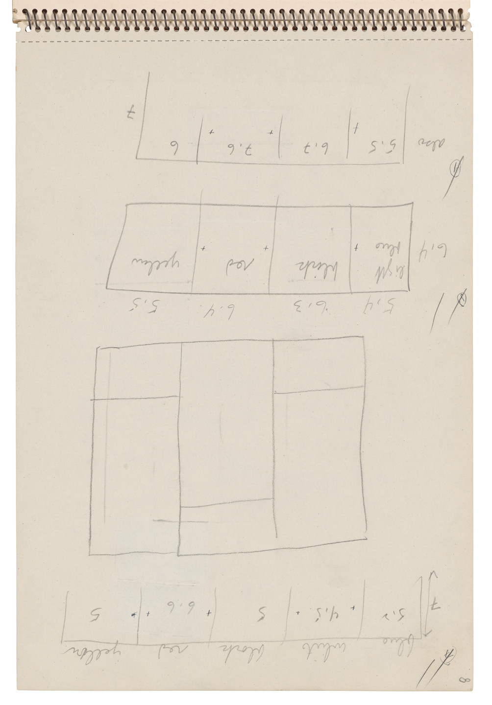 Ellsworth Kelly. Sketchbook #22, Amsterdam &amp; Holland. 1953-54