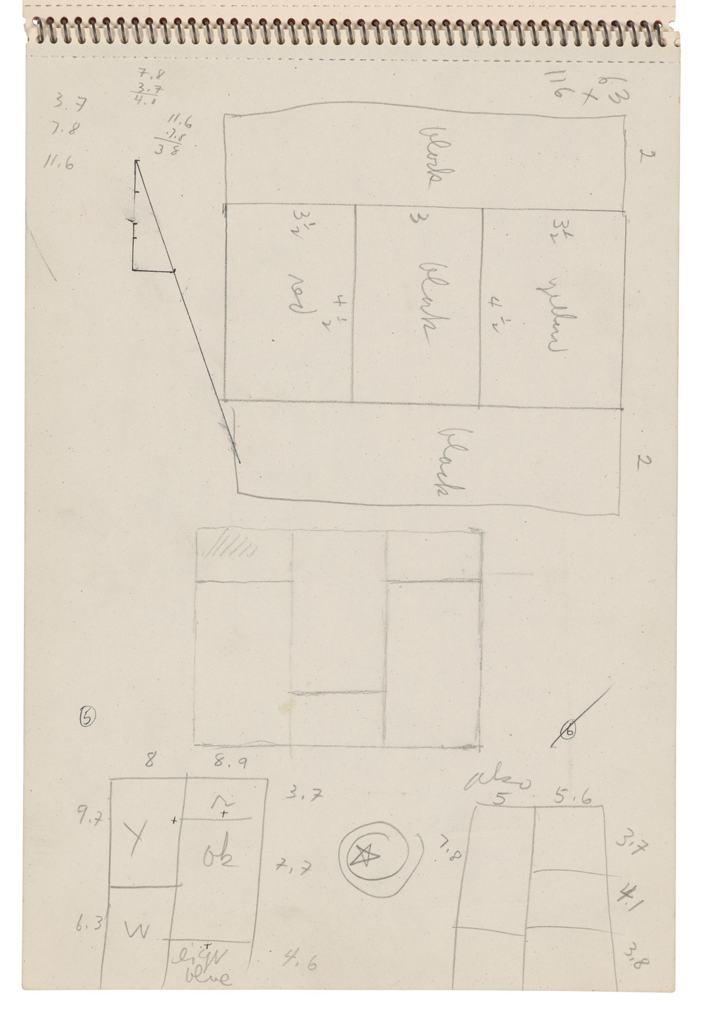 Ellsworth Kelly. Sketchbook #22, Amsterdam &amp; Holland. 1953-54
