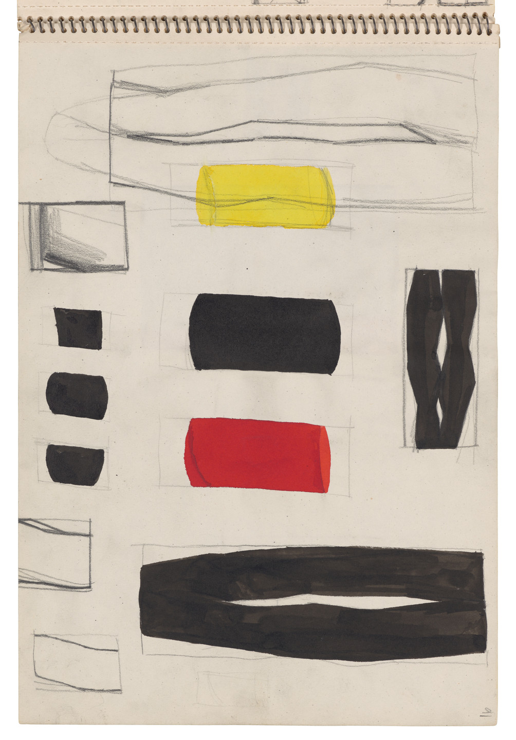 Ellsworth Kelly. Sketchbook #22, Amsterdam &amp; Holland. 1953-54