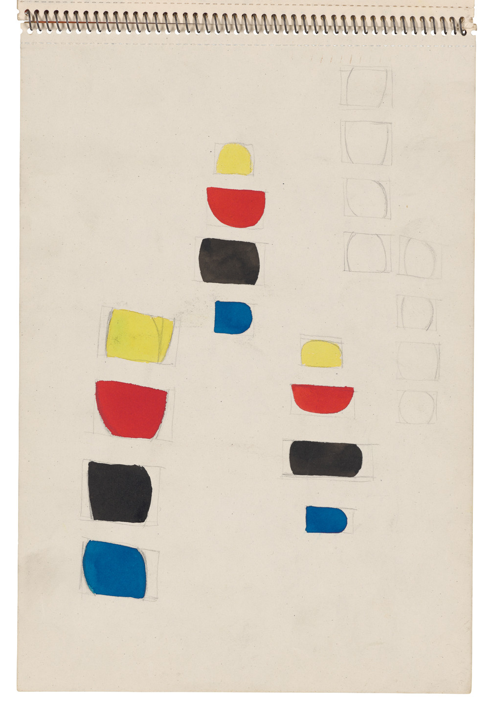 Ellsworth Kelly. Sketchbook #22, Amsterdam &amp; Holland. 1953-54
