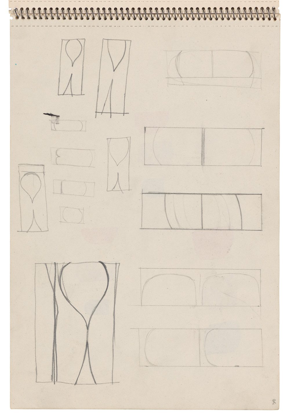 Ellsworth Kelly. Sketchbook #22, Amsterdam &amp; Holland. 1953-54
