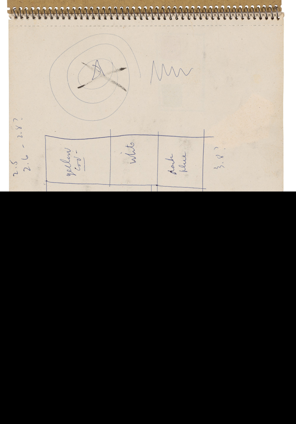 Ellsworth Kelly. Sketchbook #22, Amsterdam &amp; Holland. 1953-54