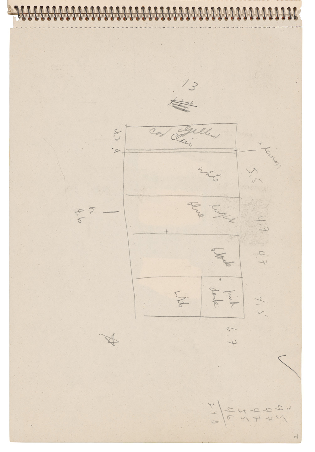 Ellsworth Kelly. Sketchbook #22, Amsterdam &amp; Holland. 1953-54