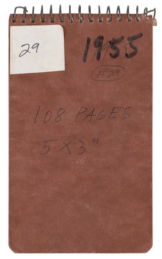Ellsworth Kelly. Sketchbook #29, New York City. 1955