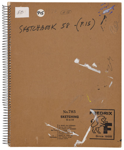 Ellsworth Kelly. Sketchbook #63, Spencertown. 1970