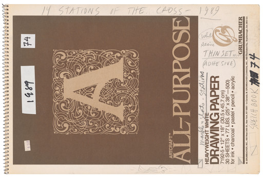 Ellsworth Kelly. Sketchbook #78, 14 Stations of the Cross. 1989