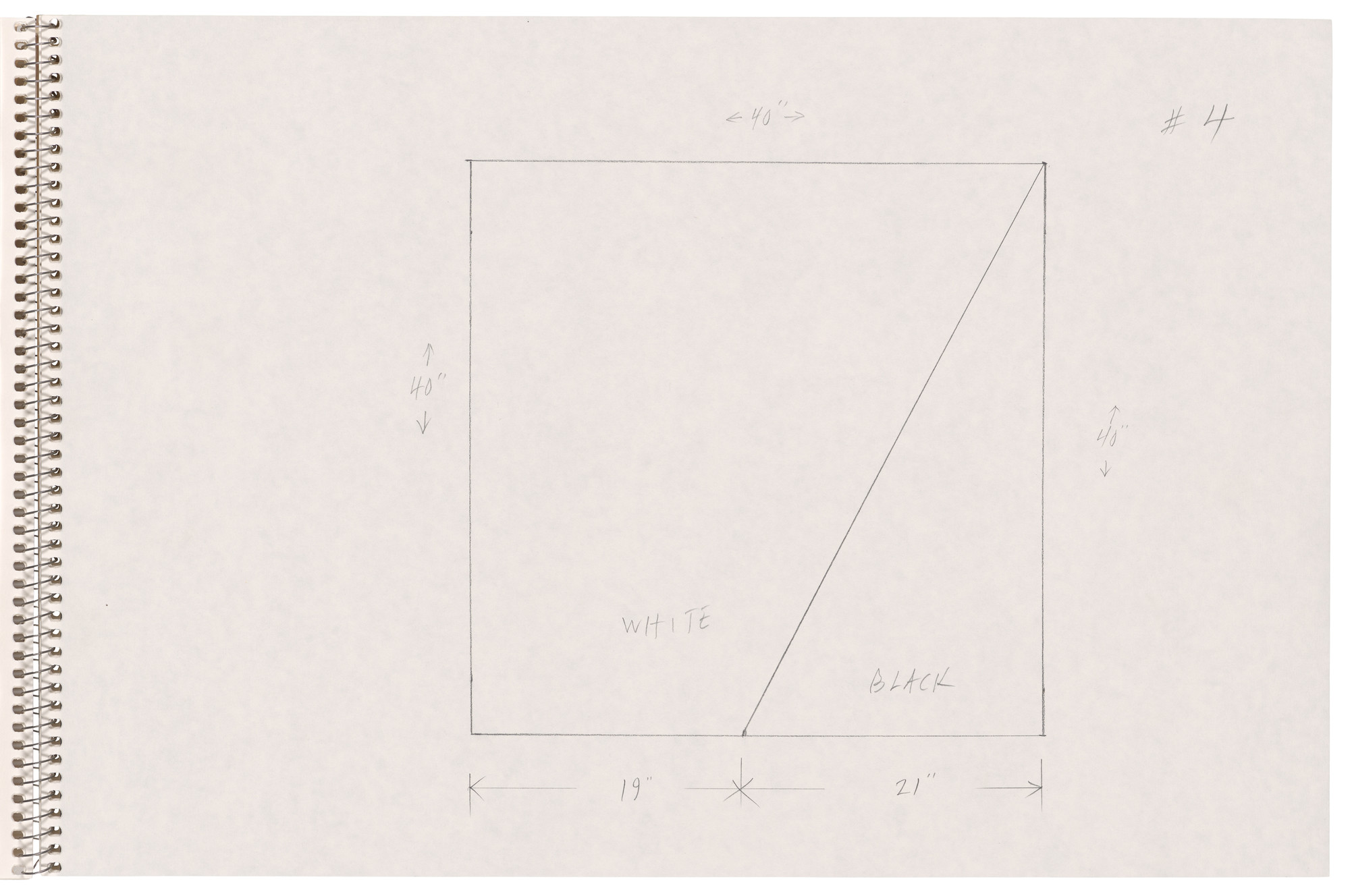 Ellsworth Kelly. Page from Sketchbook #78, 14 Stations of the Cross