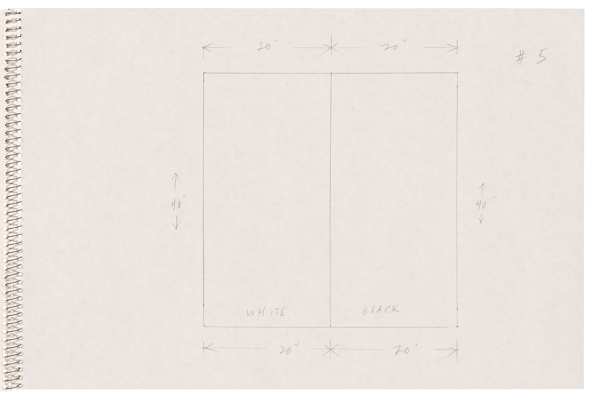 Ellsworth Kelly. Page from Sketchbook #78, 14 Stations of the Cross